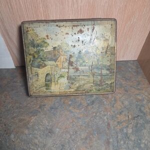 Vintage Decorative Tin Box